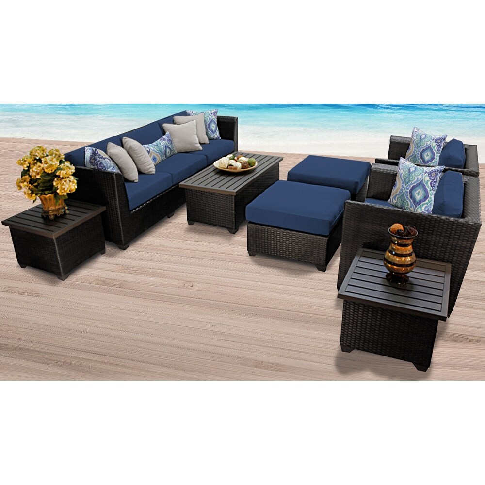 Barbados 10 piece Outdoor Wicker Patio Furniture Set