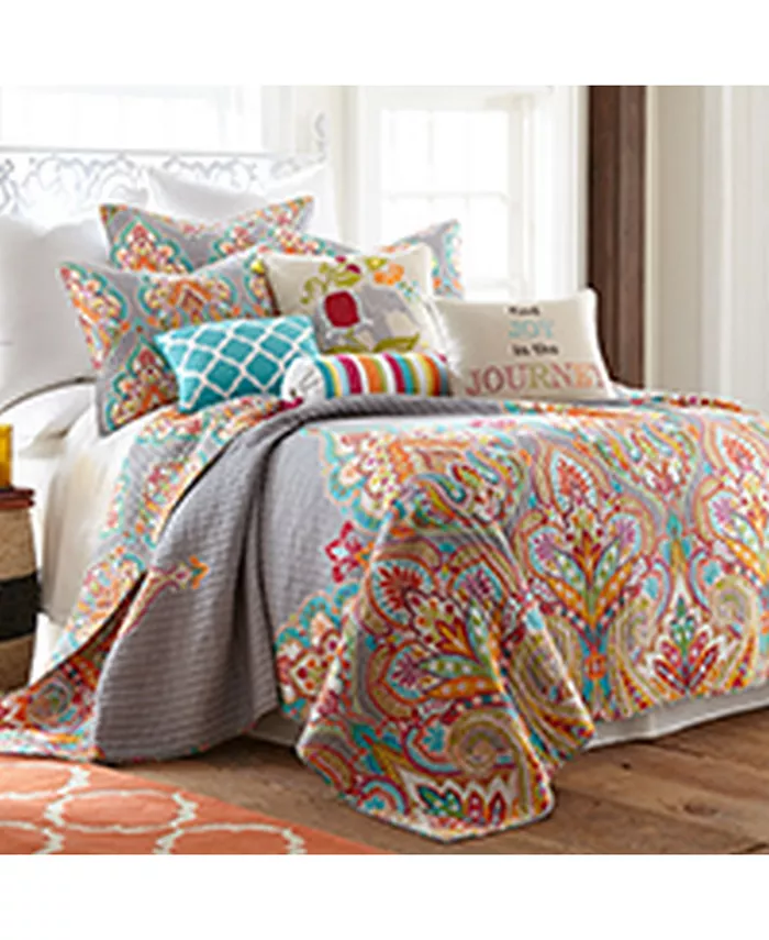 Levtex Marielle Damask Reversible 2-Pc. Quilt Set， Twin