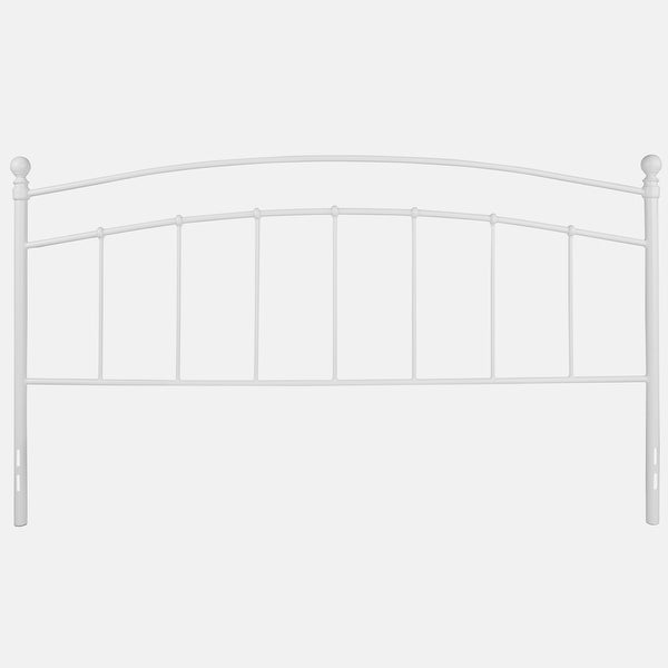 Pulman Classic King Size White Metal Headboard - - 37060172