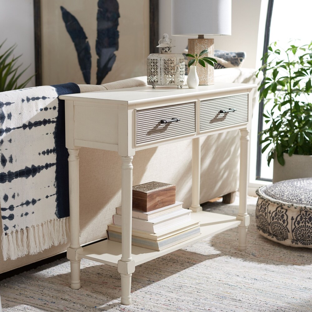 SAFAVIEH Ryder 2 Drawer Console Table   35.5\