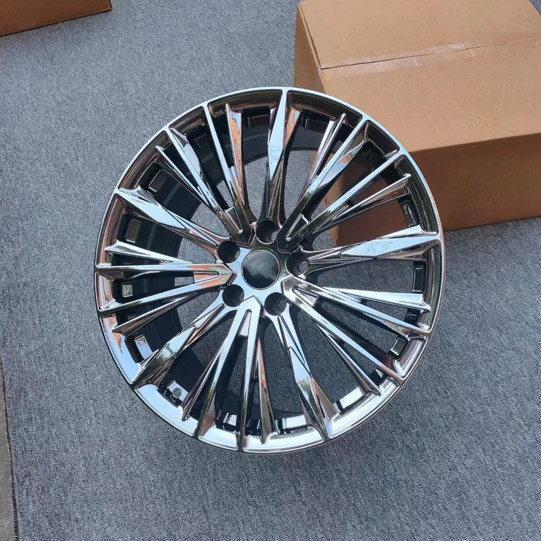 [Forged] Customized forged wheels 18 19 20 inch rims polished chrome wheel in Stock for Alphard Toyota