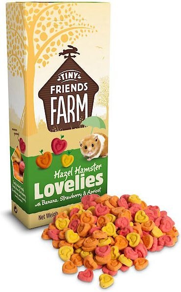 Tiny Friends Farm Hazel Lovelies Hamster and Rabbit Treats， 4.2-oz bag