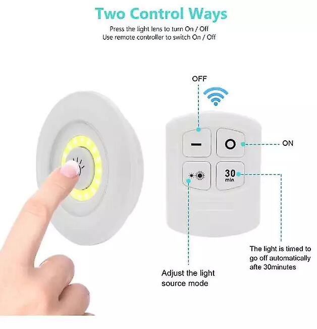 3 Pieces Led Light Remote Control Emergency Touching Night Light