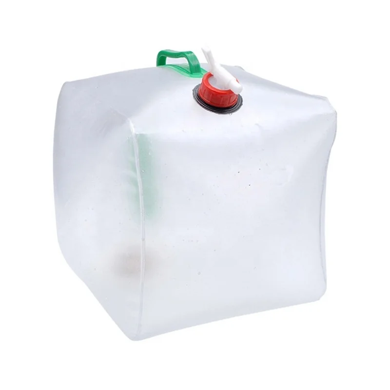 10L 20L Outdoor Foldable Car Water Bags Camping Hiking Portable Survival Water Storage Carrier Bag