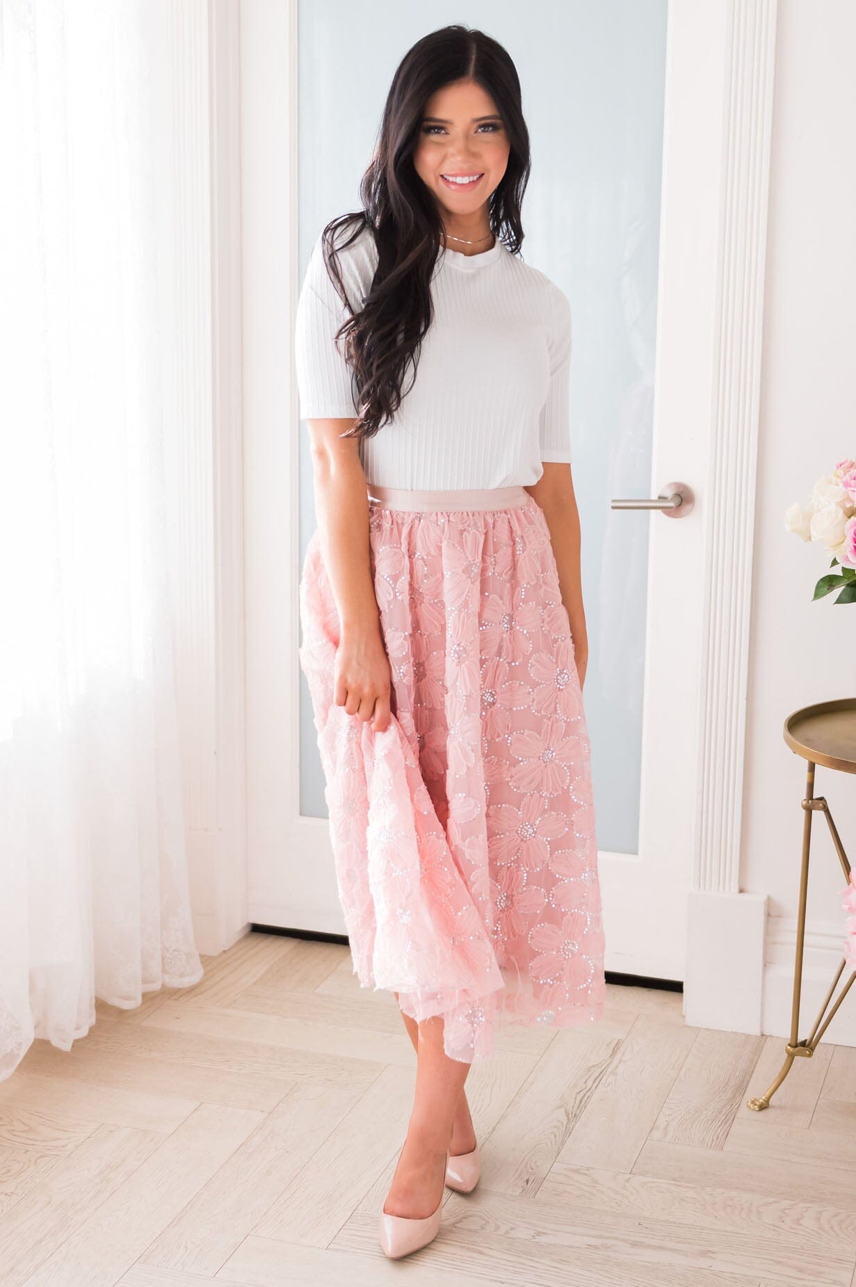 Class & Grace Modest Tulle Skirt