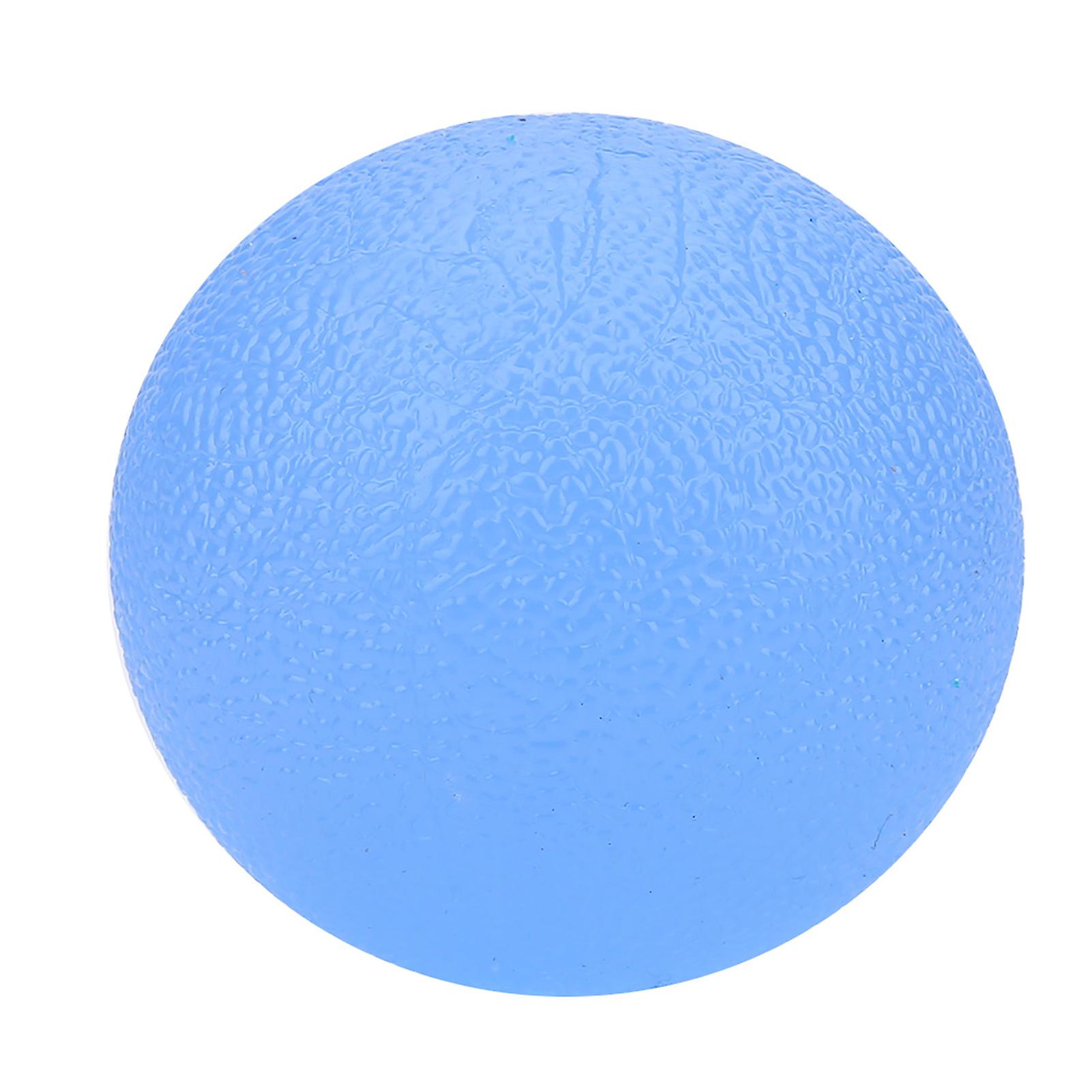 Silicone Massage Therapy Grip Ball For Hand Finger Strength Exercise Stress Relief(blue 30)