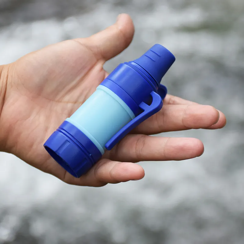 Lightweight Personal Water Filter For Hiking Camping Travel 40g Life Water Filter Straw