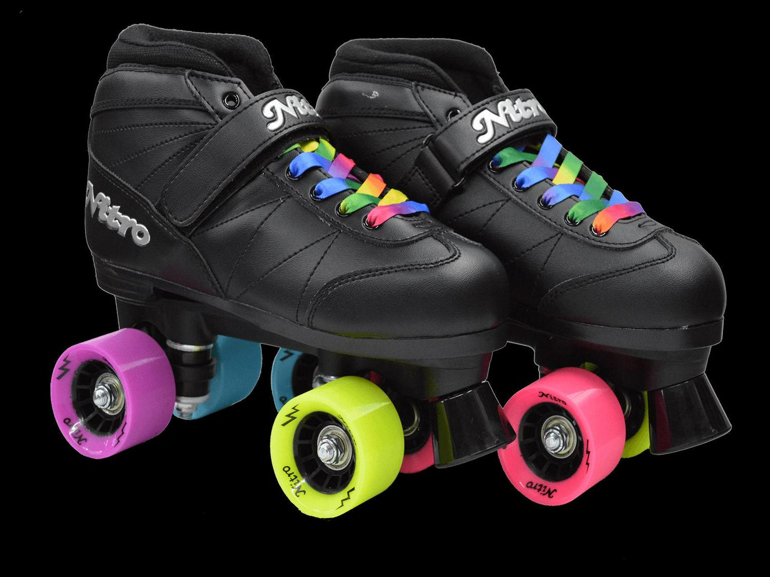 Epic Skates Rainbow Nitro Quad Speed Skates