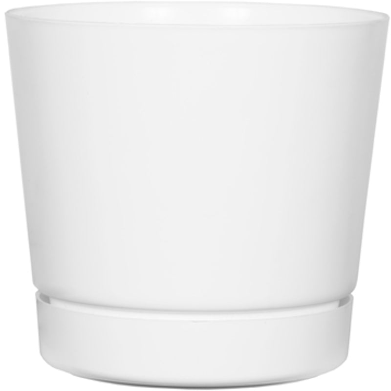 FLOWER POT WHITE 10