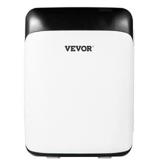 VEVOR Mini Fridge 10.8 in. 0.35 cu.ft. Retro Mini Refrigerator in White Small Beverage Fridges MNBXBSBLPT10L32ZHV1