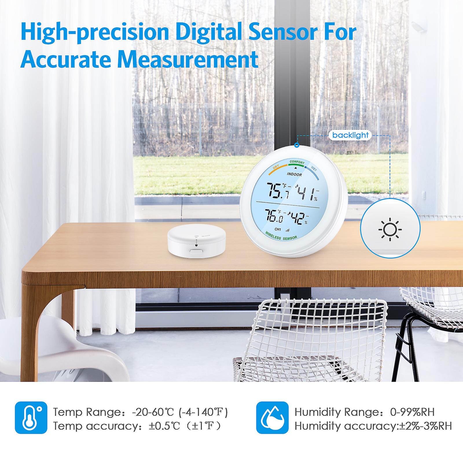 Wireless Thermometer Lcd Display Indoor Outdoor Sensor Temperature Sensor Indoor Digital Hygrometer Thermometer