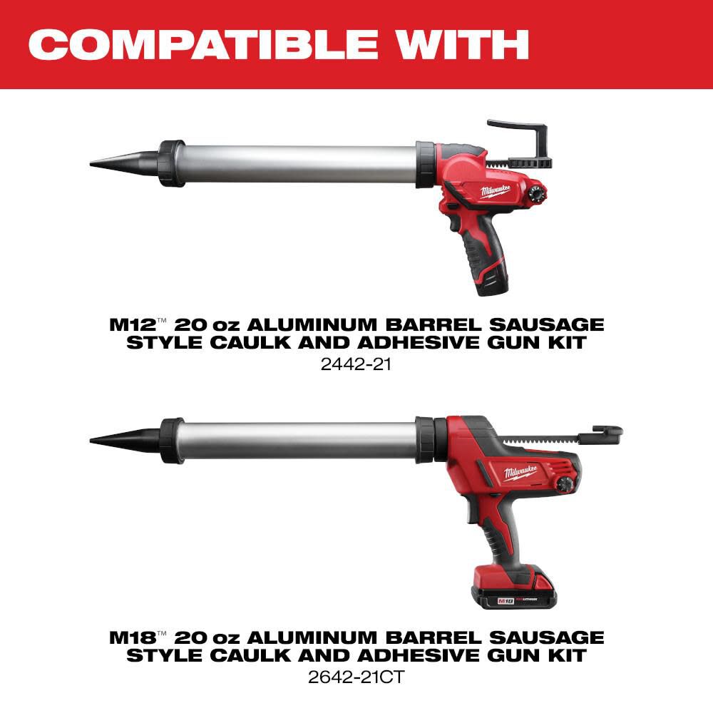 Milwaukee M12 Sausage Caulk Gun Kit 2442-21 from Milwaukee