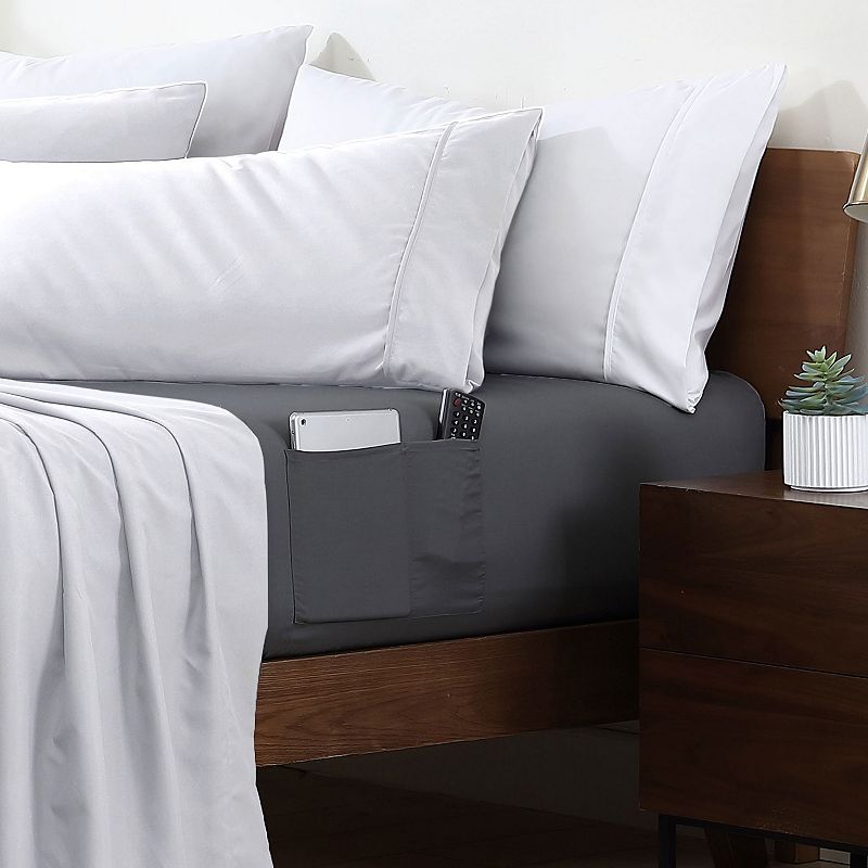 Swift Home Smart Storage 2-Pocket Fitted Sheet