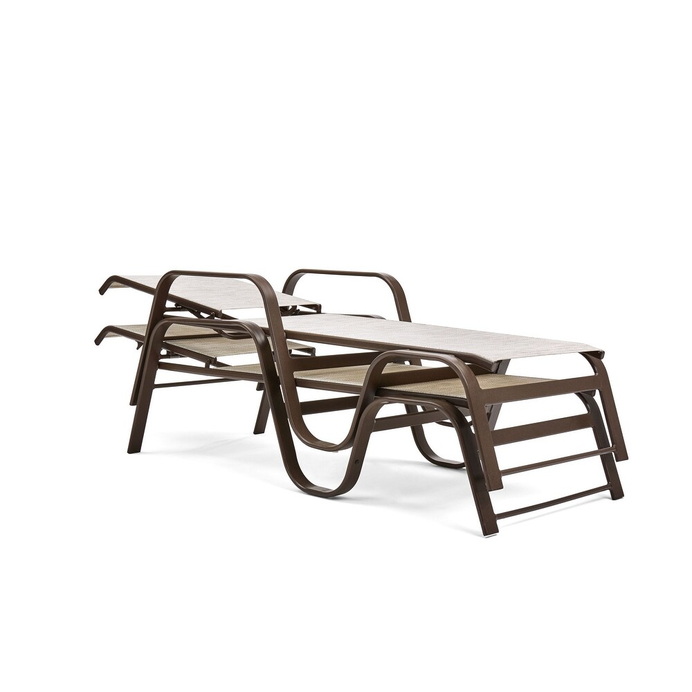 Key West Sling 3 Piece Chaise Set (2 Chaises  23\