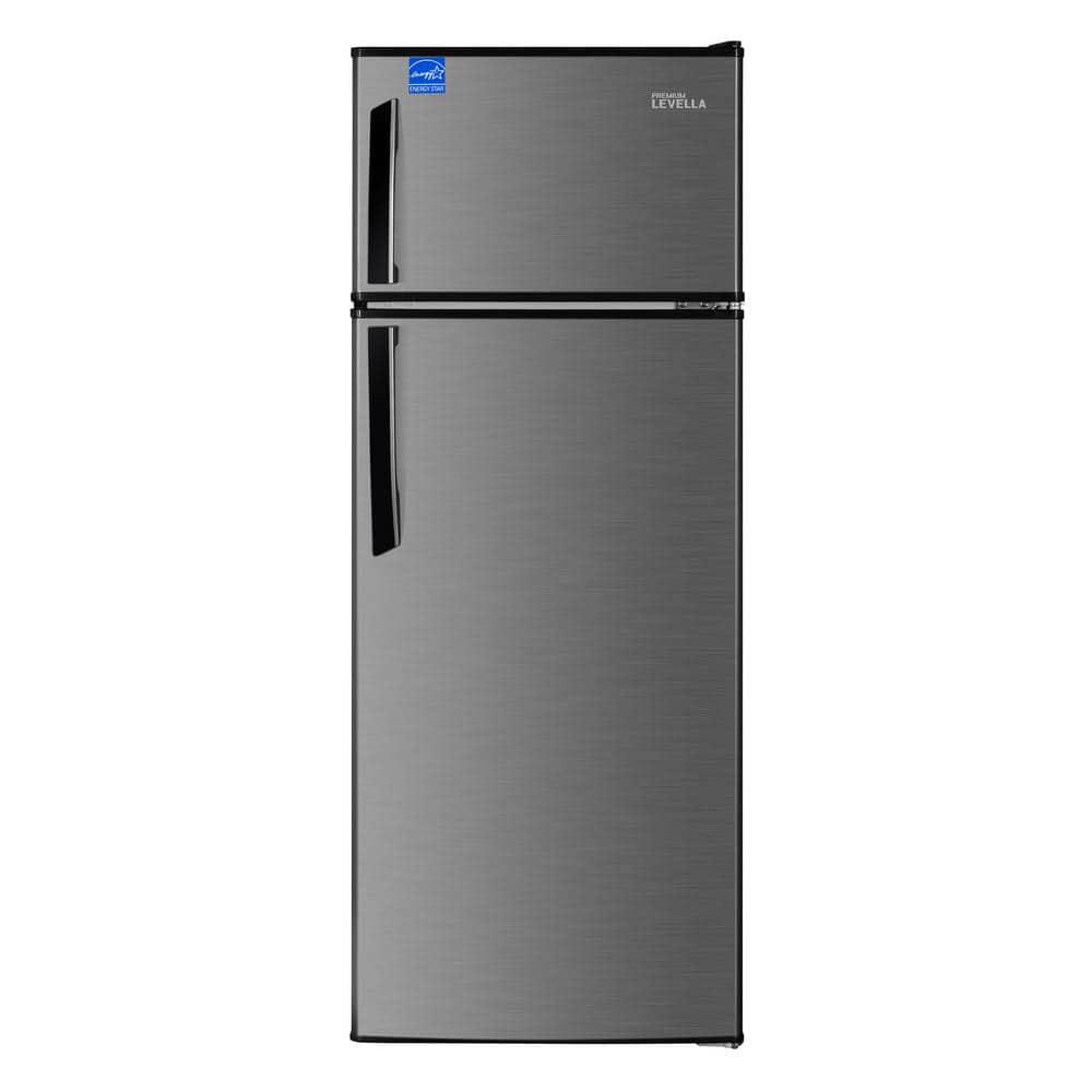 Premium LEVELLA 73 cu ft Top Freezer Refrigerator in Inox