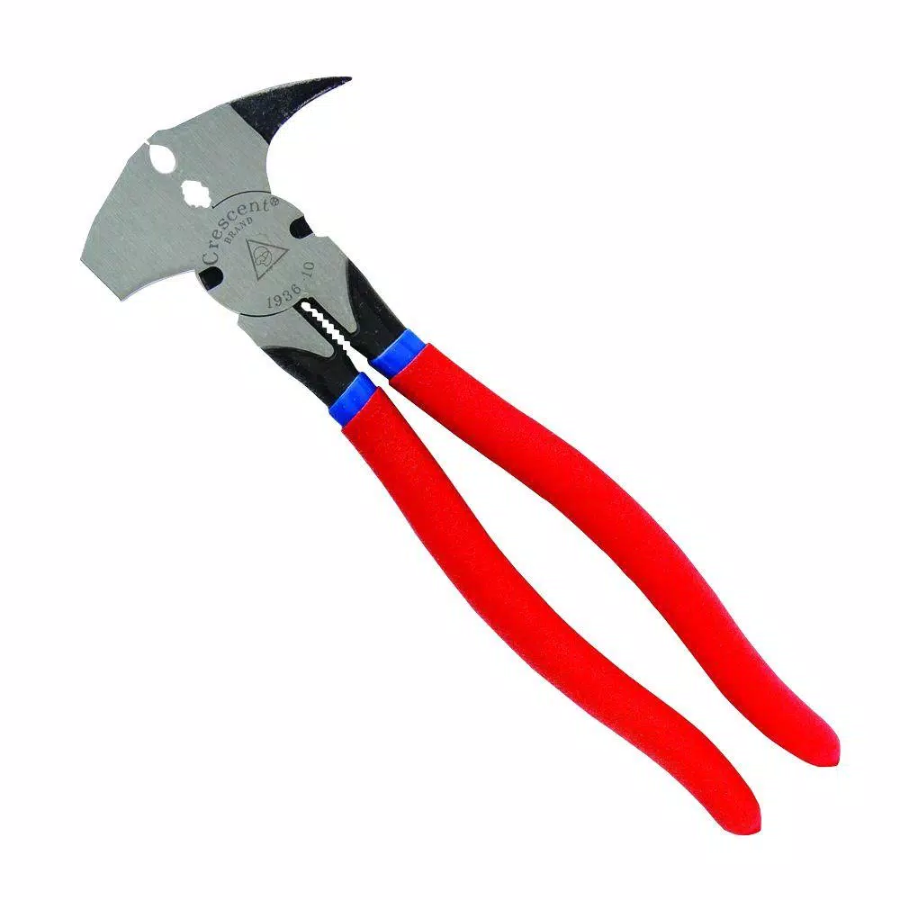 Crescent 10 in. Heavy-Duty Cushion Grip Fence Tool Pliers and#8211; XDC Depot