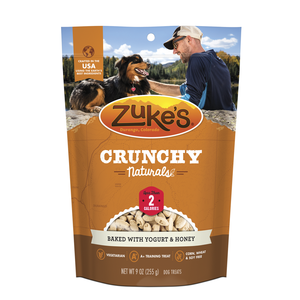 Zukes Crunchy Naturals Baked with Yogurt and Honey 2s Dog Treats