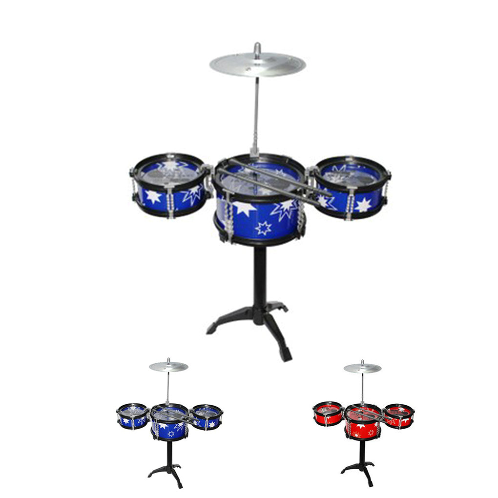 Rinhoo Girls Boys Practice Exercise Toy Drum Set Children Percussion Instrument Musical Early Childhood Toys Playset