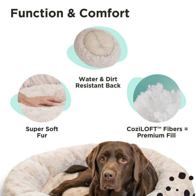 Best Friends by Sheri The Original Calming Donut Cat and Dog Bed