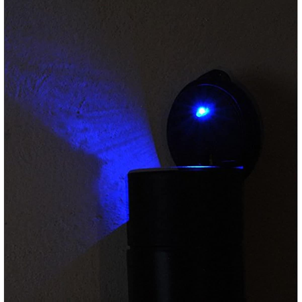 Car Ashtray Black Ashtray Led Blue Carvehicle Lighting