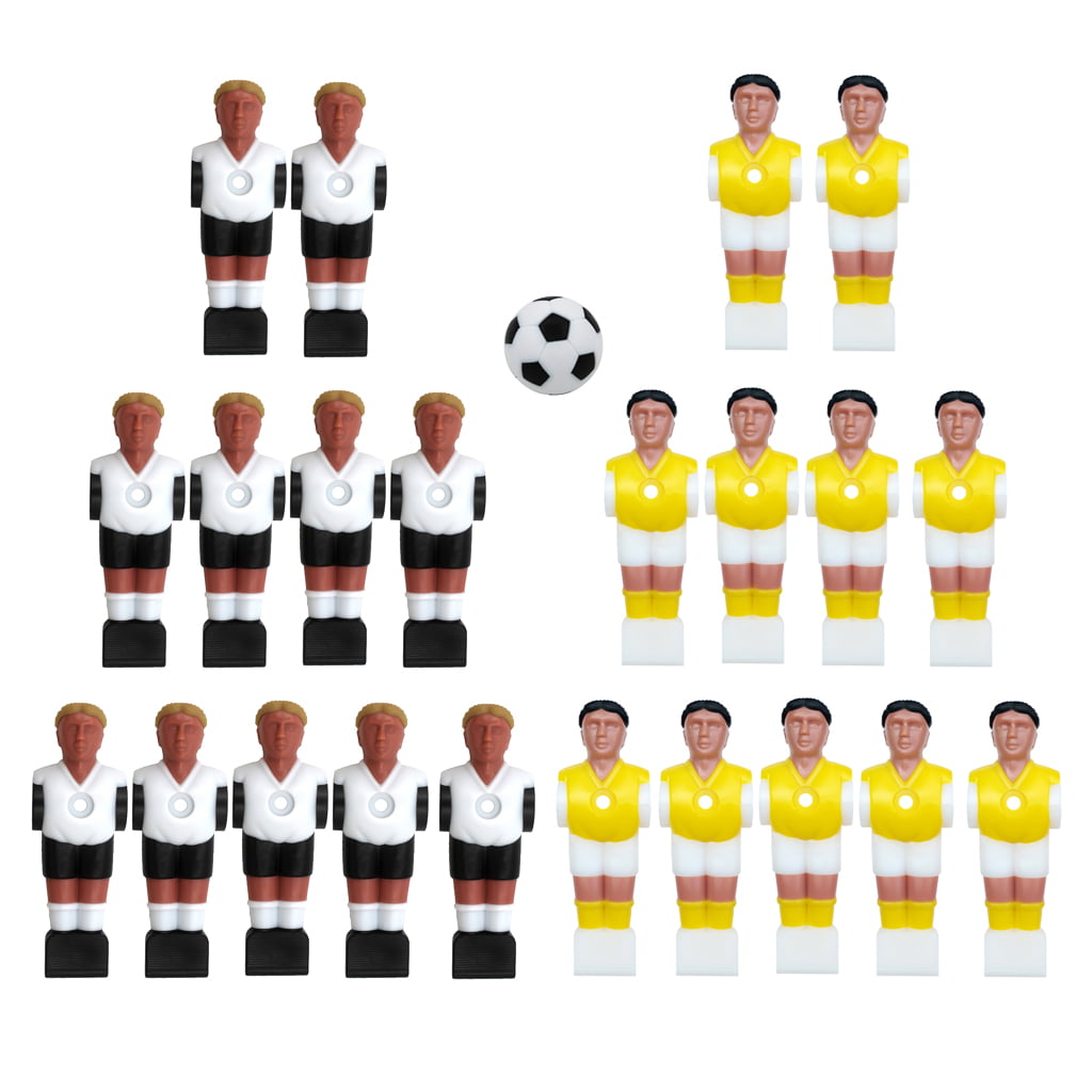 22 Pieces Foosball soccer for table Football Men Player Miniature Football Players Replacement Entertainment Parts Style 2