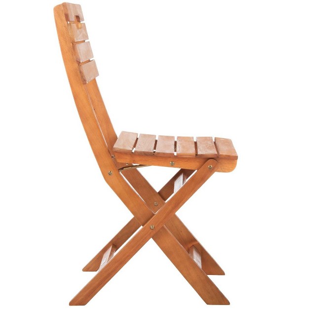 Blison Folding Chairs set Of 2 Natural Safavieh