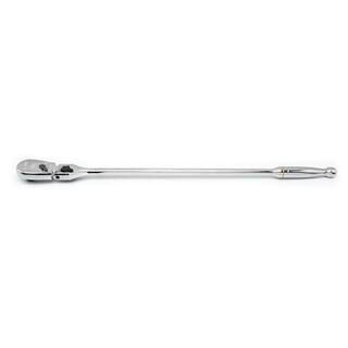 GEARWRENCH 12 in. Drive 90-Tooth Locking Flex Head Teardrop Ratchet with 24 in. Handle 81363T