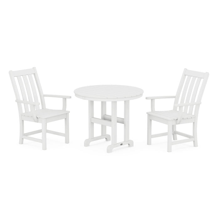 Polywood Vineyard 3-Piece Round Dining Set PWS1351-1