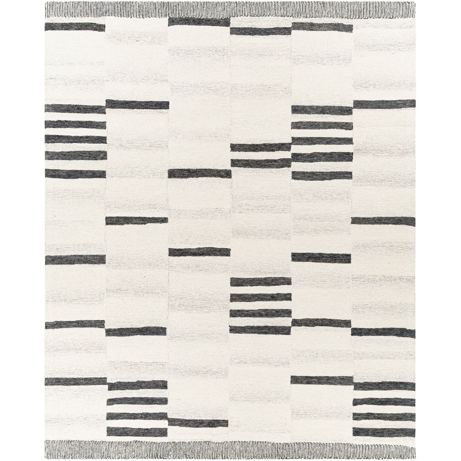 Granada Hand Tufted Rug in Charcoal, Beige, Taupe