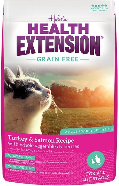 Health Extension Grain-Free Turkey and Salmon Recipe Dry Cat Food