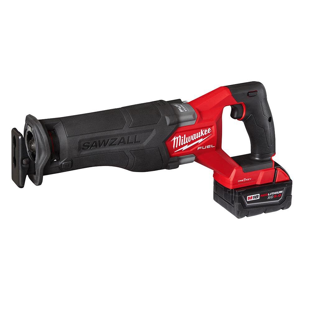 Milwaukee M18 FUEL SAWZALL Reciprocating Saw with ONE-KEY - 2 Battery XC5.0 Kit 2822-22 from Milwaukee