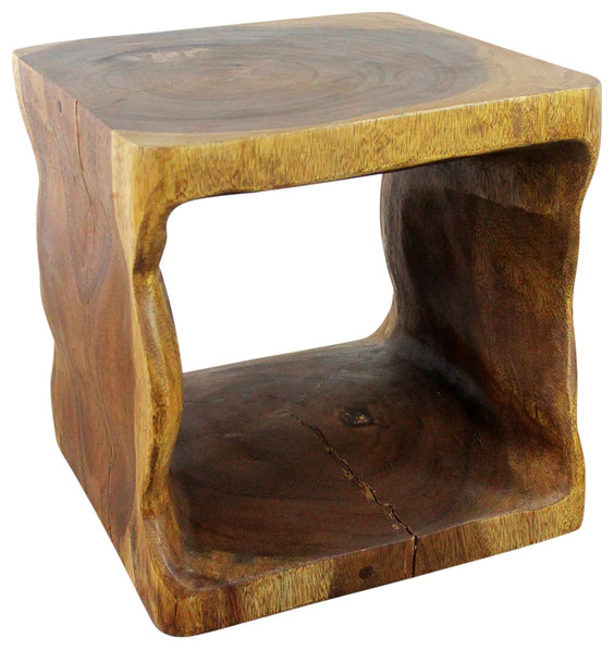 Natural Cube   Farmhouse   Side Tables And End Tables   by Strata Furniture  Houzz