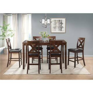 Picket House Furnishings Alexa 7-Piece Cherry Dining Set DAX1007CS