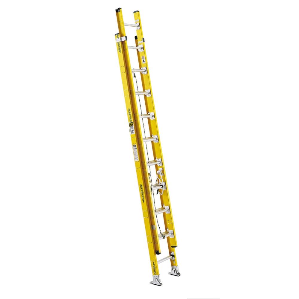 20-ft Fiberglass 375-lb Type IAA Extension Ladder