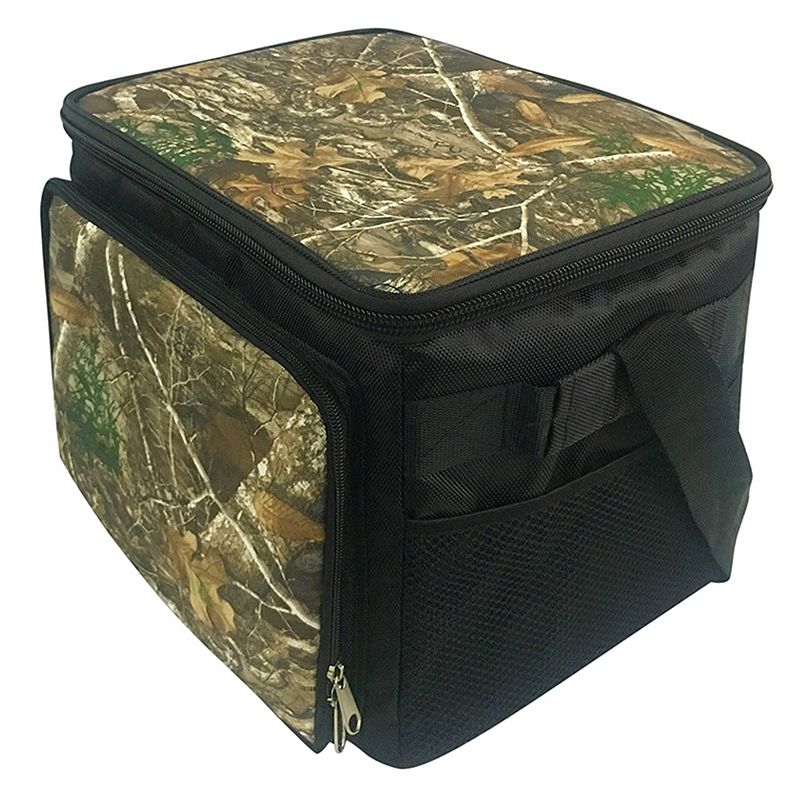 Brentwood Kool Zone 24 Can Insulated Cooer Bag with Hard Liner in Realtree Edge Camo