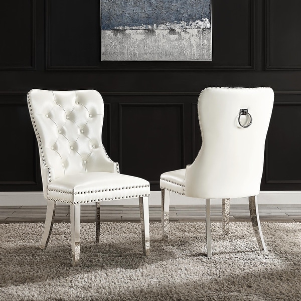 Modern Velvet Dining Chairs Set of 2