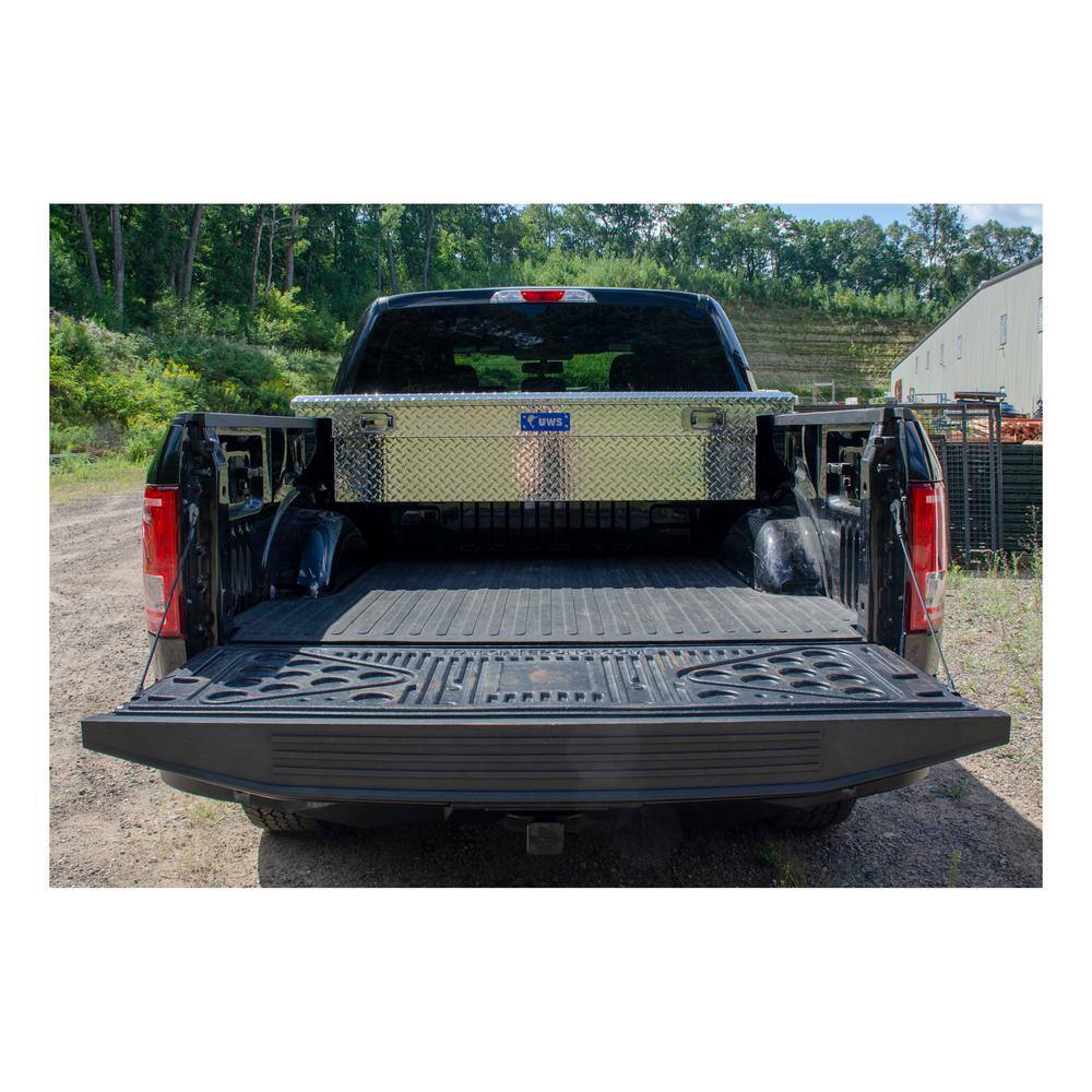 UWS 69 in. Silver Aluminum Low Profile Crossbed Truck Tool Box EC10481