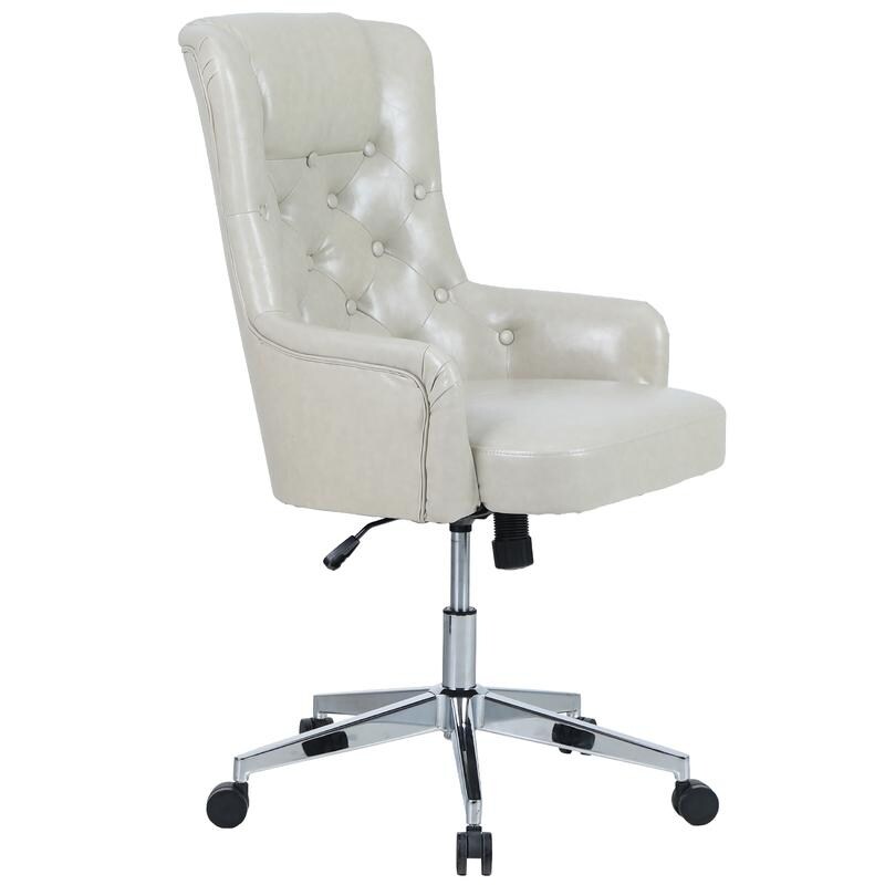 PHI VILLA Adjustable Swivel Home Office Rocking Chair