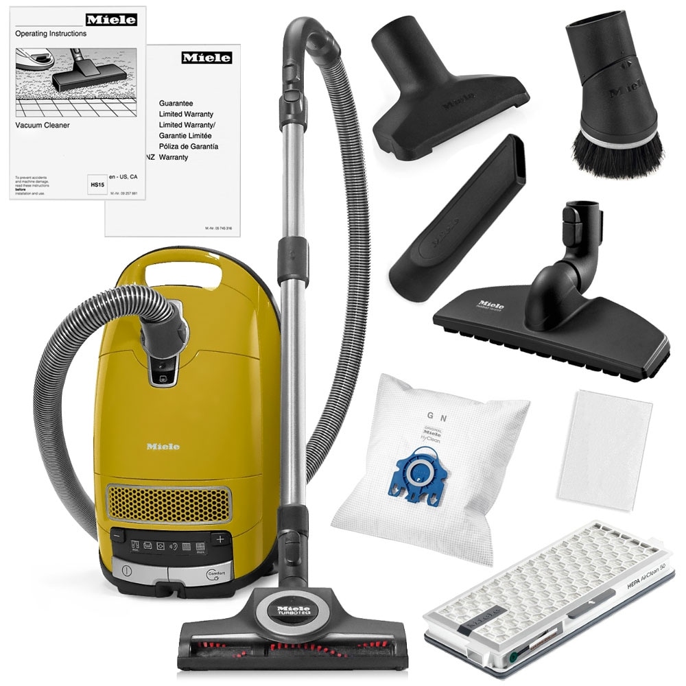 Miele Complete C3 Calima Canister Vacuum Cleaner + STB 305 3 Turbobrush + SBB 300 Parquet Floor Brush + More