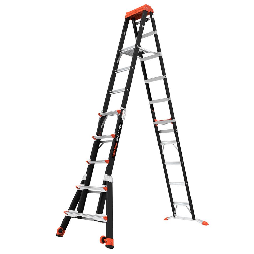 Select Step M6 Fiberglass Type 1AA Adjustable Step Ladder