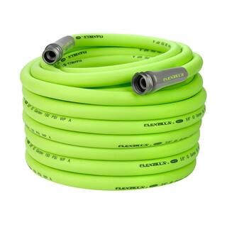 Flexzilla 58 in. x 100 ft. ZillaGreen Garden Hose with 34 in. GHT Fittings HFZG5100YW-E