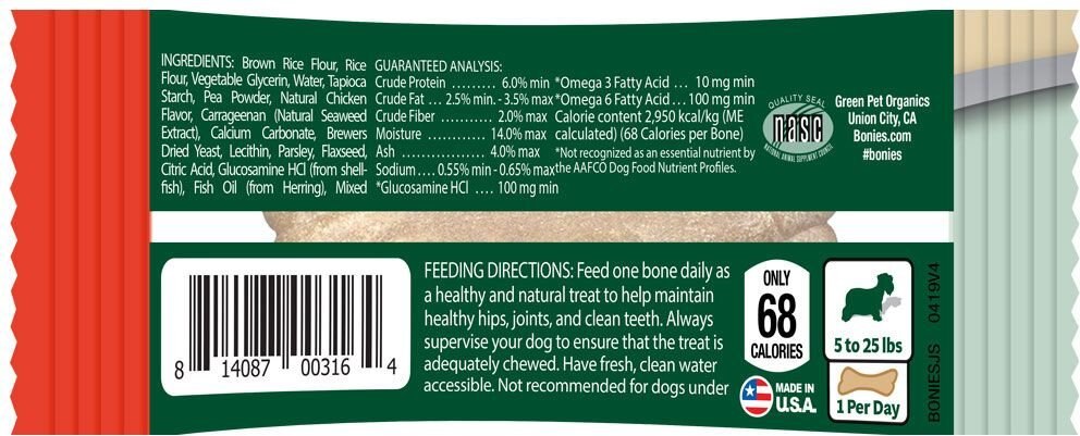 BONIES Hip and Joint Formula Small Dog Treats