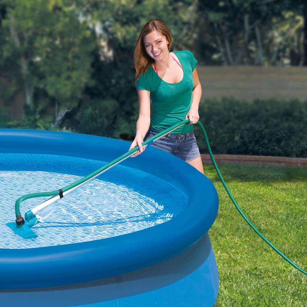 INTEX Ultra XTR 18 ft. x 18 ft. Round 52 in. Deep Above Ground Pool with Pump, Vacuum & Maintenance Kit 26329EH + 28002E