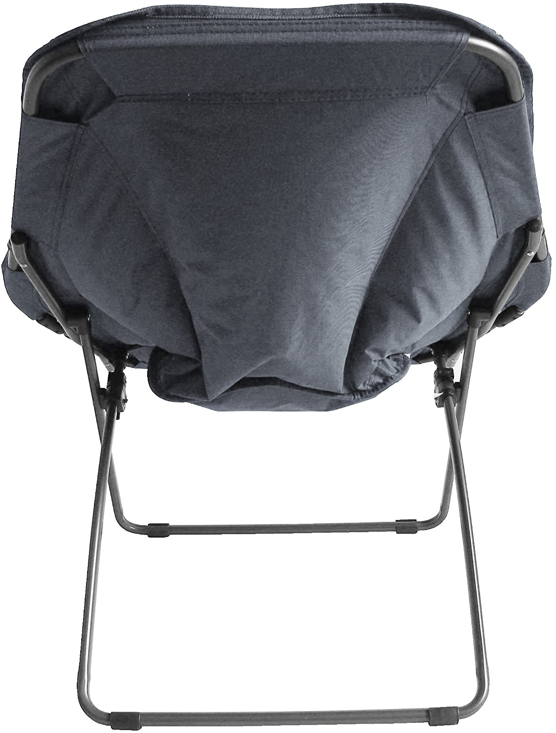 Zenithen Limited Hexagon Folding Dish Chair, Gray Corduroy - Pack of 1