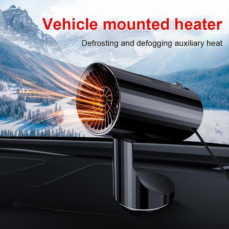 Car Heater Winter Defogger Foldable 360 Rotating Electric Heater Windshield Defrosting Dryer Car Air Heater Demister Accessories