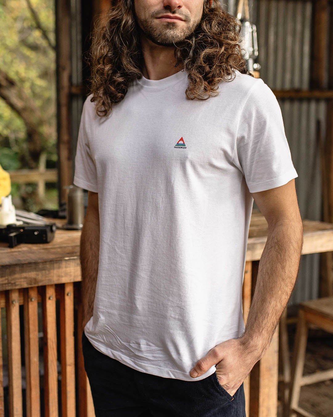 Classic Logo Recycled Cotton T-Shirt - White