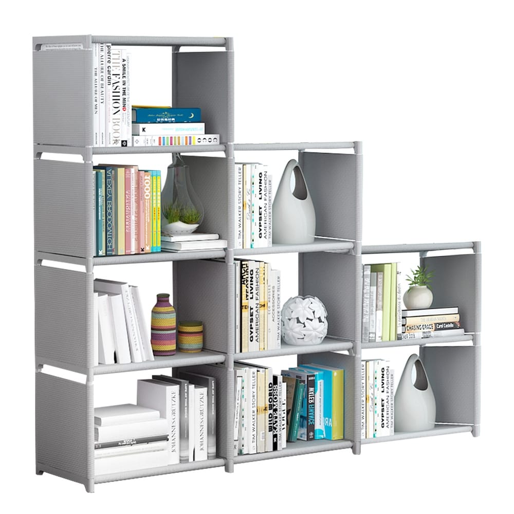 4/8/9 Cubes Organizer Book Shelf Office Storage Bookcase DIY Cabinet