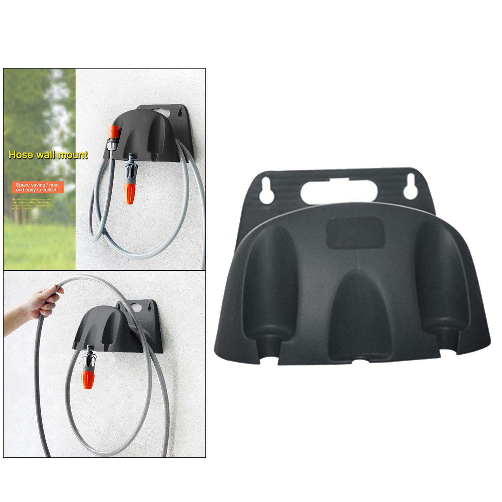 Wall Mount Hose Bracket Garden Hose Hanger Pipe Reel Water Hose Holder Support Storage Bracket for 20M Hose Hanger