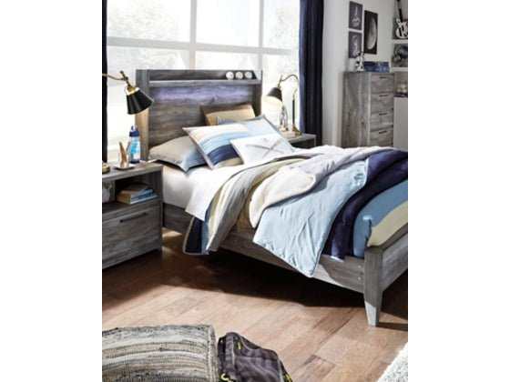 (Online Special Price) Baystorm Gray Full Panel Bed