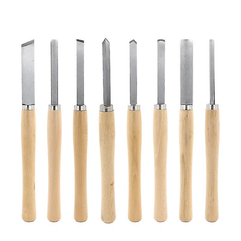 Set Of 8 Wood Lathe Chisels